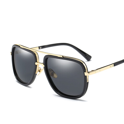 

Peekaboo Driving Polarized Sunglasses Men with Box Brand Luxury Black Mens Square Shades Men Mirror 2017 Fishing Sun Glasses