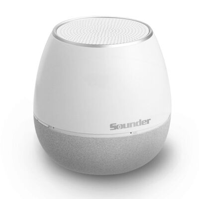 

Sounder N1 White Bluetooth Speaker USB Sound Card Call Handsfree Portable Card Subwoofer Small Sound White