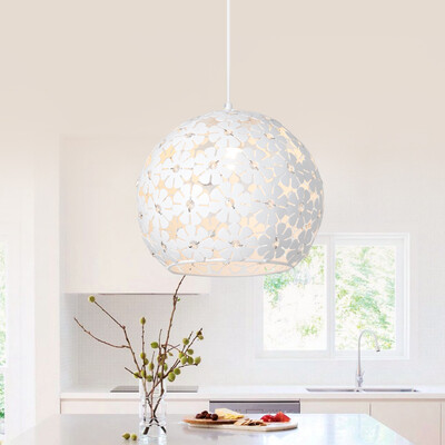 

Jingdong Supermarket] NVC (NVC) NVC lighting led meal chandelier modern simple fashion single head meal chandelier bar lamp white E27 lamp no light source EXDD1045