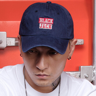

Hanpu hanshop Korean wind baseball cap trend fashion outdoor sports skateboard cap wild warm sun hat HSM14 blue uniform