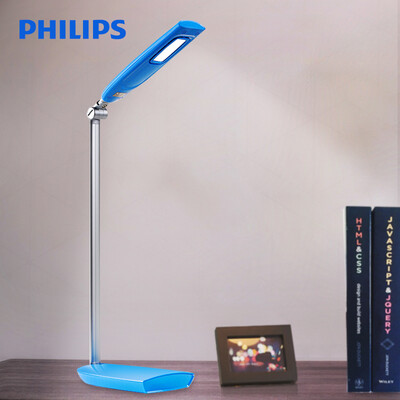 

Philips (PHILIPS) хрустальный парус светодиодная настольная лампа третья передача сенсорный димминг синяя работа обучение спальня прикроватная лампа