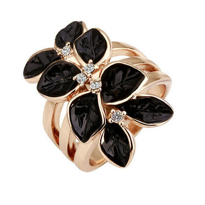 

Yoursfs@ Rings Leaves Finger Ring For Women Wedding Engagement Party Fashion Jewelry