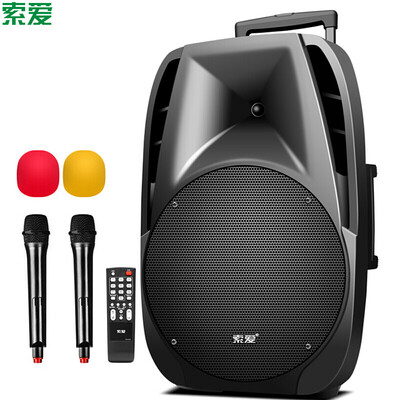 

Sony Ericsson (SAaiy) SA-X32 Speaker Sound Square Dance Audio Портативный наружный громкоговоритель с сабвуфером высокой мощности с беспроволочным микрофонным громкоговорителем