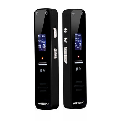 

WANLIPO Wan Li Po TF-91 Chinese enhanced version of the recording pen black 8G authentic micro-HD remote professional noise reduction business meeting evidence MP3 long distance mini MP3 authentic