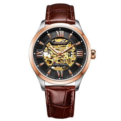 

Renault (RARONE) watch dream series of mechanical male watch white plate nail belt 8670019039901