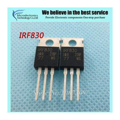

20pcs free shipping IRF830 IRF830PBF MOSFET N-Chan 500V 4.5 Amp TO-220 new original