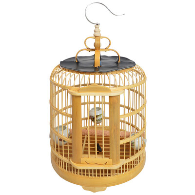 

H Lok live bamboo bird cage HKP-B3006 light board bamboo bird cage