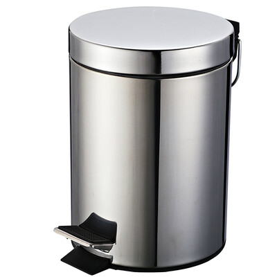 

Accor metal trash cans pedal mute clamshell 12L