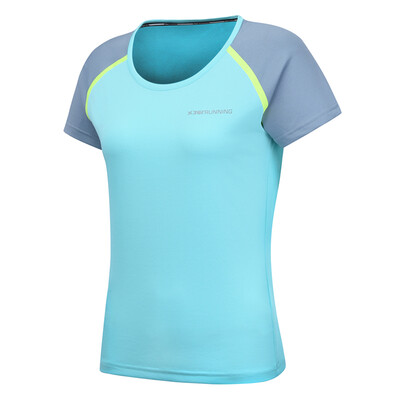 

361 degrees Women's round neck short T-shirt 561722159-2 Watercolor Green M