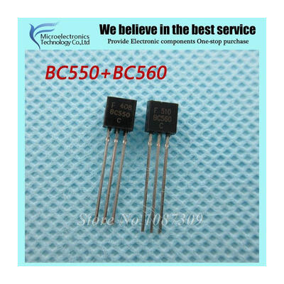 

100PCS free shipping BC550C BC560C BC550 BC560 TO-92 (50PCS* BC550+50PCS* BC560 ) Bipolar Transistors - BJT NPN new original