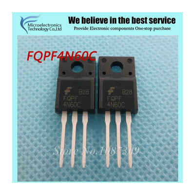 

10pcs free shipping FQPF4N60C 4N60C FQPF4N60 MOSFET 600V N-Channel new original