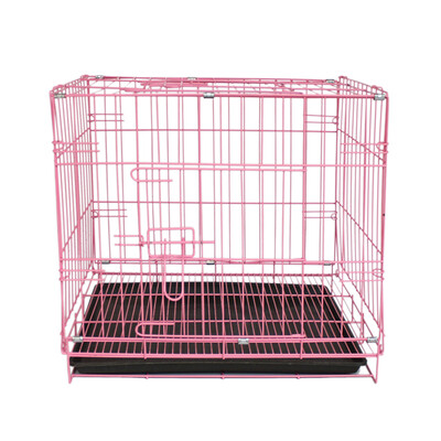 

Otto Cats Cage Cage Teddy Bears Small Dogs Bold Wire Folding Pet Cage Blue