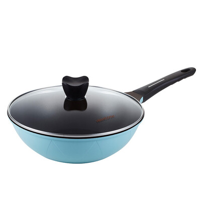 

Korean box (highcook) Korean imports Ma Kailong series wok non-stick pan smoke-free pan pan 30cm induction cooker general (MKL005-ZY