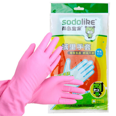 

Sodolike Latex cleaning gloves extra thick S size