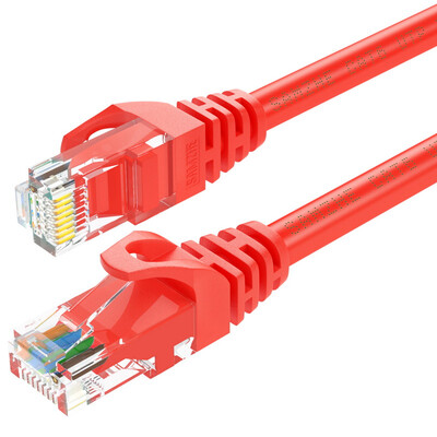 

Shanze (SAMZHE) шесть типов кабелей CAT6 Гигабитная высокоскоростная сетевая линия Внутренний и наружный 8-жильный сетевой кабель Категория 6 компьютерный телевизор маршрутизатор кабель RED-6005 красный 0,5 метра