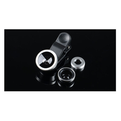 

Wide Angle Macro Camera Lens Fisheye Lens 3 in 1 Mobile Phone Clip Lenses Fish Eye For iphone5s 6s 7 plus xiaomi Huawei Samsung