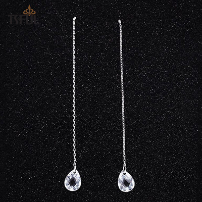 

Tsful AL212ER серьги женский длинный раздел японской и корейской моды простой уха проволочные серьги темперамент серьги кисточкой серьги падение серьги, чтобы отправить его подруга подарок на день рождения уха линии