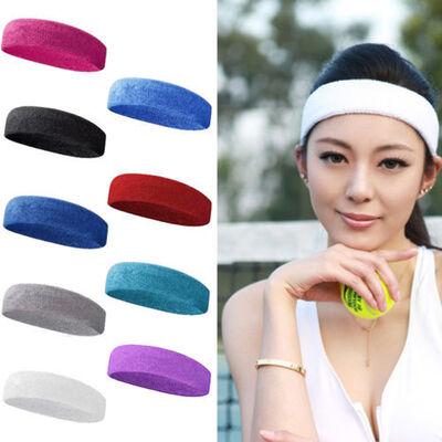 

Hot Fashion Women Men Sport Sweat Sweatband Headband Yoga Head Band Hair