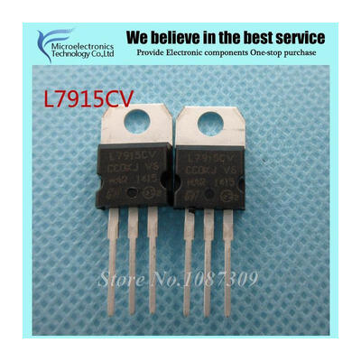 

10pcs free shipping L7915CV L7915 KA7915 MC7915 Voltage Regulator -15V 1.5A TO-220 new original