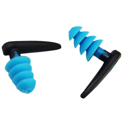 

Speedo 21500564 Swimming earplugs Spiral design Seal waterproof Comfortable soft lake Water blue