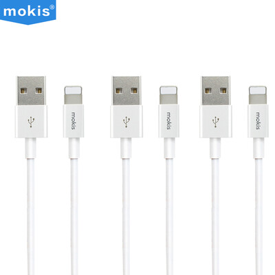 

3 Mochi Si mokis Apple data cable charging line iphone6s 7s data cable 1 meter white for iphone ipad etc