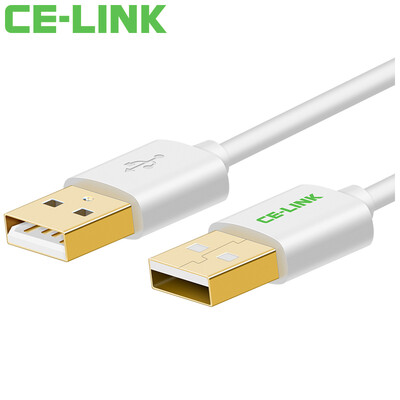 

CE-LINK 2504 USB data cable 20 male to female 3 meters double-headed mobile hard disk box high-speed transmission data cable notebook radiator car MP3 cable white