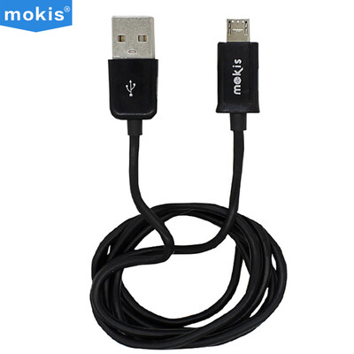 

Microphone mokis Micro USB Andrews interface mobile phone data cable charging cable 12 m black for Samsung Huawei millet Meizu HTC Sony etc