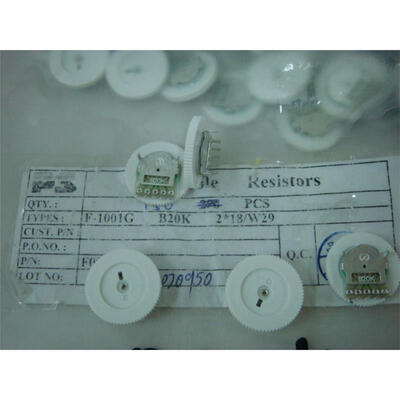 

Radio dial double potentiometer B20K diameter 18MMX2MM