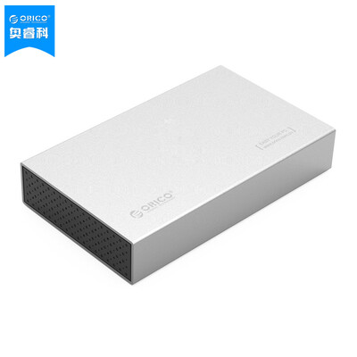 

ORICO (ORICO) 3518C3 3.5 дюйма типа C Алюминиевый сменный картридж диска с мощностью SATA3.0 последовательного рабочей столом внешней коробки Silver