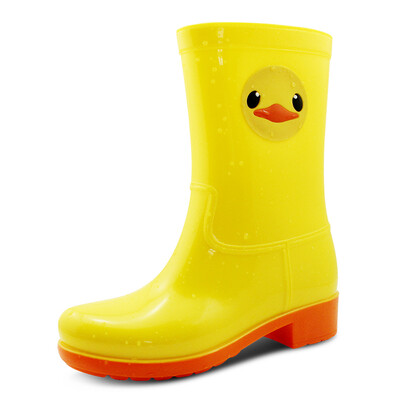 

DRIPDROP rain boots in the tube fashion cute pet waterproof rain boots rubber shoes water shoes P003 yellow 36 yards
