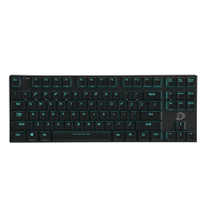 

Dale excellent dare-u EK820 ultra-thin 87 key game backlit office mechanical keyboard wired Bluetooth dual mode switch chocolate green axis