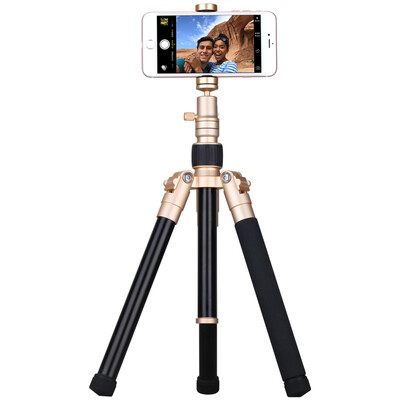 

MOMAX portable tripodchampagne gold