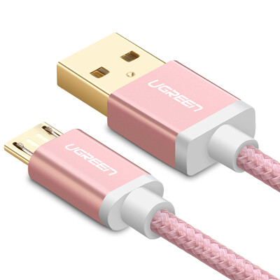

UGREEN Micro USB 2A Fast-Charging Cable 30667 2m Rose Gold