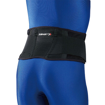 

Zenst ZAMST professional sports waist ZW-3 new daily life&sports thin&comfortable protection waist lumbar protection 1 only black 3L