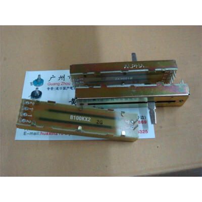 

Tuning potentiometer 7.5 cm long with a double axis B100K