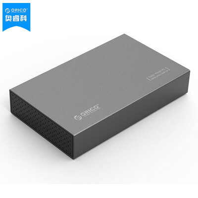 

ORICO 3518C3 35-inch Type-C mobile hard disk box with aluminum power SATA30 serial desktop external box gray