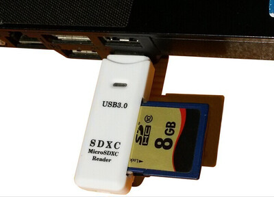 

элегантность на высокой скорости су / micro USB 3.0 sdxc чтения карт памяти microSD / TF / sd комплект флеш - карту usb3.0 адаптер