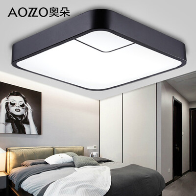 

Austrian jewelry (AOZZO) living room LED ceiling lamp Nordic simple lighting rectangular ceiling lamp bedroom conference room balcony lamp 50 * 50CM class dimming 40W CL40952FJ