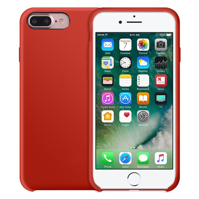 

[Дополнительная красная и черная - оригинальная ручка] супермодель iPhone 7 Plus телефон случае Apple, 7plus жидкого силикон телефон оболочка наборы мобильных телефонов мужчины сопротивления капли силикона и женщины в красном адаптере iPhone 7 Plus 5.5 Yi