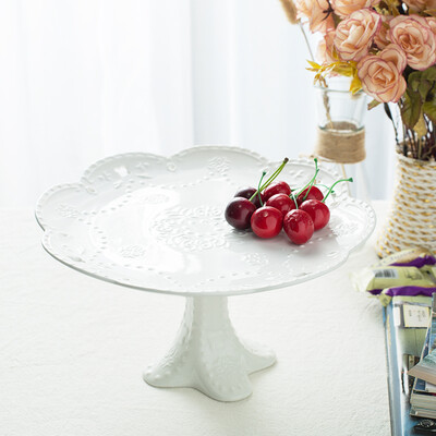 

Porcelain craftsmen European fruit plate dry fruit plate creative fashion multi-candy dish dish five discs