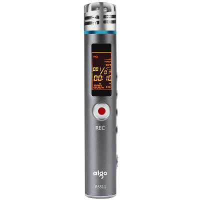 

Patriot (aigo) R5511 recording pen professional micro-HD remote noise reduction genuine MP3 player large capacity 16G gray