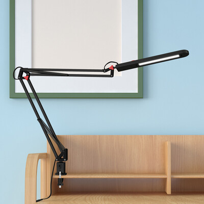 

Good eyes long arm work eye protection American folding LED clip light TG988-BK
