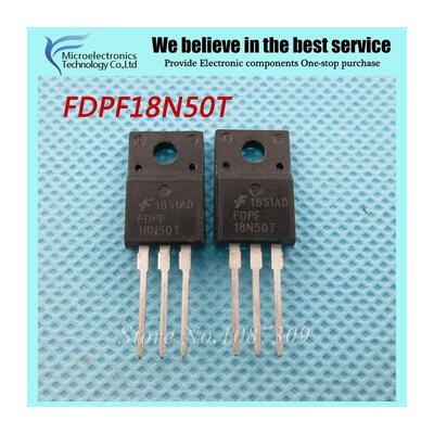 

50pcs free shipping FDPF18N50 18N50 18N50T 500V 18A N-Channel MOSFET TO-220F new original