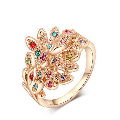 

Yoursfs imitation diamonds romantic retro Korean female couple rings jewelry influx of people free shipping