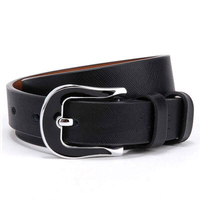 

Svale ladies belt Korean version of the leather buckle belt 058810011B black