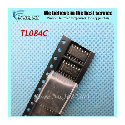 

50pcs free shipping TL084C TL084CDR TL084 SOP-14 Operational Amplifiers - Op Amps Quad JFET Neg Input new original