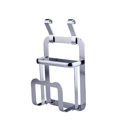 

Submarine LC204D Kitchen Tool Storage Rack Cover Chopping Board Wall Hanging Free Punch Space Aluminum Kitchen Tool Rack