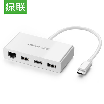 

Зеленый связанного Type-C Apple MacBook быстрого проводного дока конвертер USB-C адаптер сетевого интерфейса Ethernet для RJ45 линии передачи данных 3.0HUB сплиттер ступицы 40382