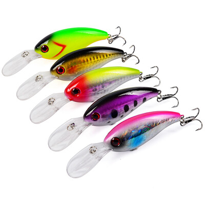 

1PC Crank Fishing Lure 14.19g-0.5oz/12m-4.72" Plastic Hard Bass Bait Saltwater Fishing Wobblers