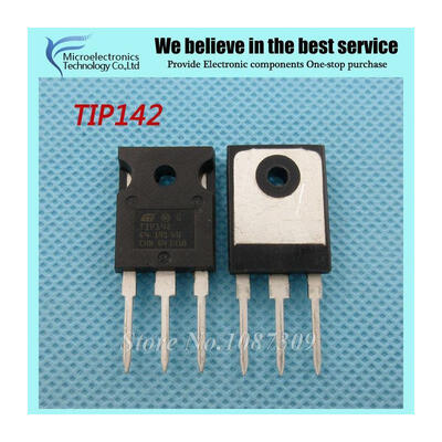 

10pcs free shipping TIP142 TO-247 Darlington Transistors NPN Power Darlington new original